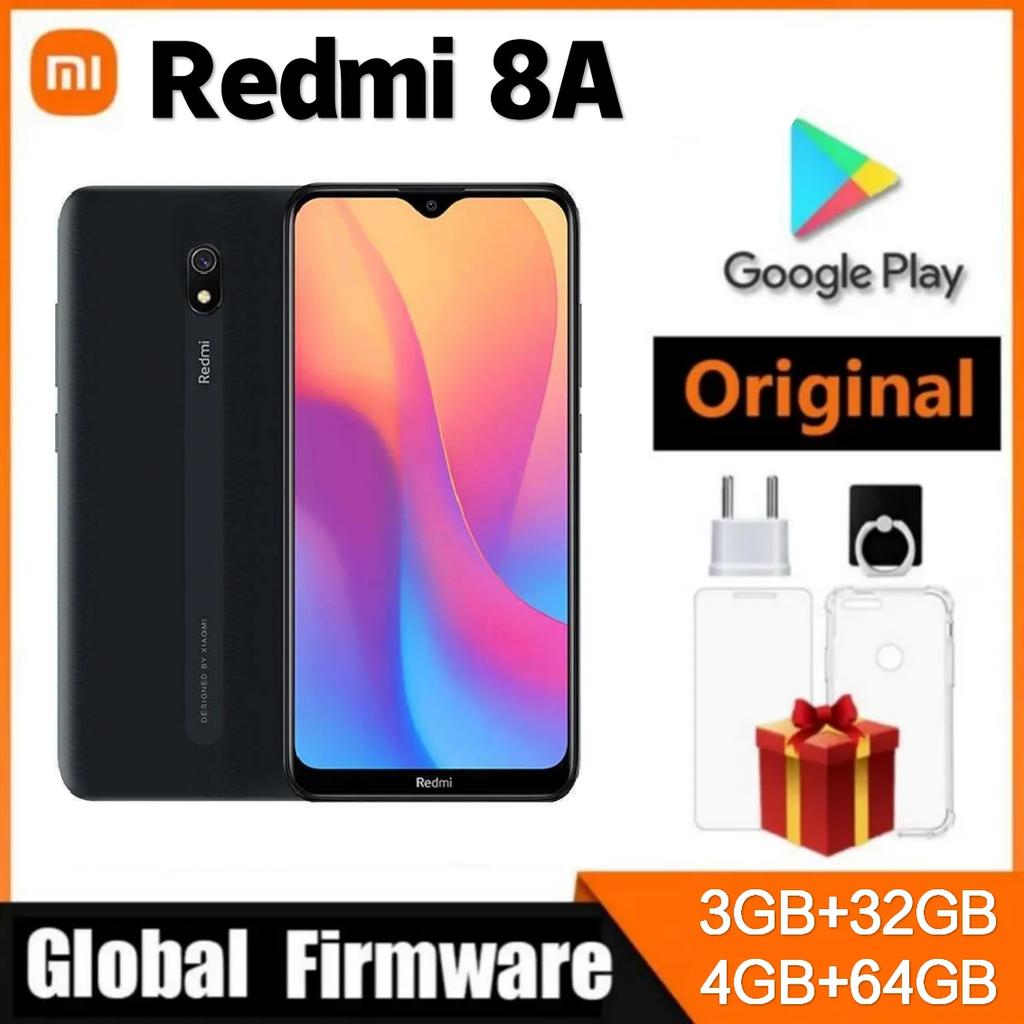 Original Xiaomi Redmi 8A 4GB 64GB Handy Akku 5000mAh Snapdargon 439 12MP Kamera 4G Smartphone globale ROM