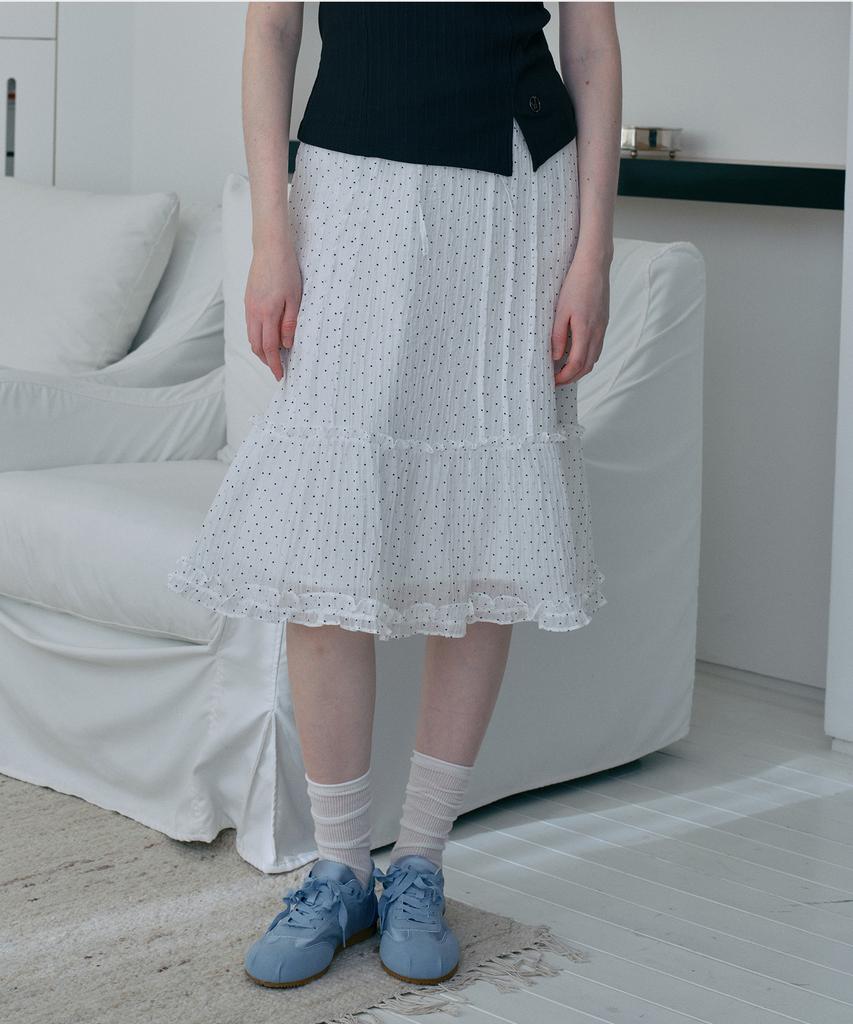 Jucy Judy Dot Frill Tiered Skirt J1Sk322E