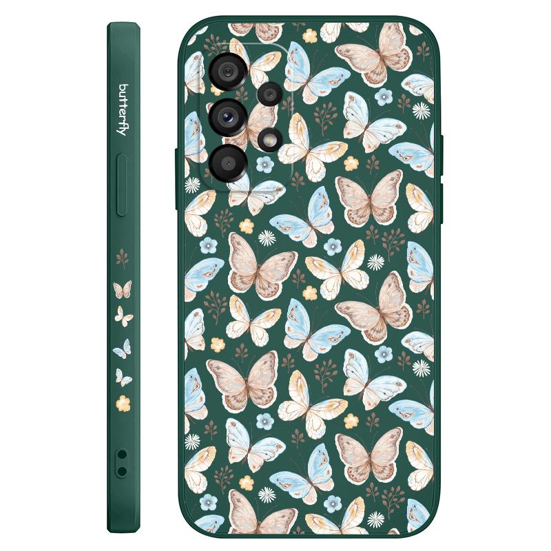 Flying Butterfly Case For Samsung Galaxy A73 A53 A33 A23 A13 A72 A52 A52S A32 A22 A12 A71 A51 A31 A21S 4G 5G Cover