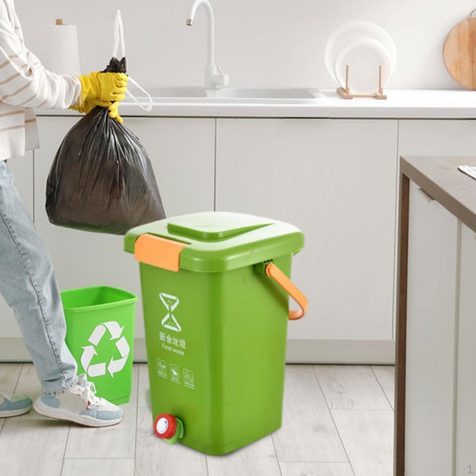 

Компостный ящик для кухонных отходов, Компостирование, Ведро для переработки, Многофункциональный современный мусорный бак, M