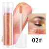 Shiny Eyeshadow Liquid, Multi-Colour Blend, Long-Lasting Colour, Unblended Pearlescent Bright White Silky Texture,4ML