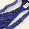 La Pomme Micro Mini Bikini Made of MFS White Men's Shorts, Fabric, Ultra-Small, Low-Rise T-Back Bikini,