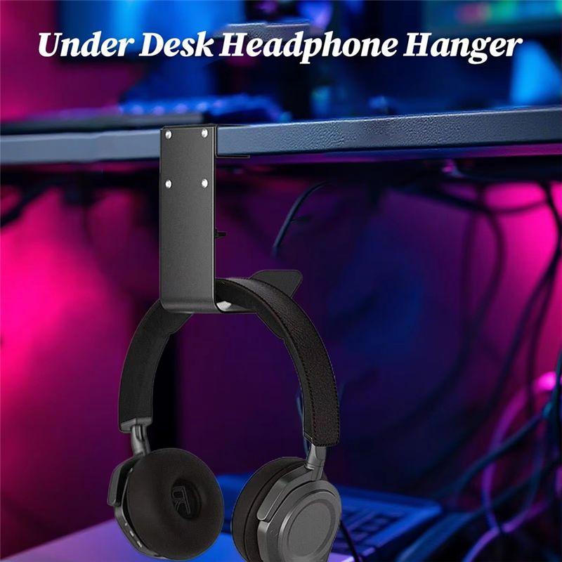 M-Modern-Headset Hook Metal Headphone Stand For Work Studio Gamer Gaming Men Women Teen School Classroom Home