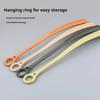 1Pcs 47cm Hanging Ring Shoehorn Pregnant Woman Long Handled Lifter Elderly Shoe Spoon Lazy People Shoe Spatula Shoe Horns