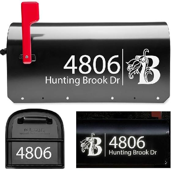 

Светоотражающие номера почтовых ящиков, адрес улицы, виниловая наклейка на заказ, номера домов для улицы, самоклеящиеся таблички с адресом дома, персонализированные цвета 7