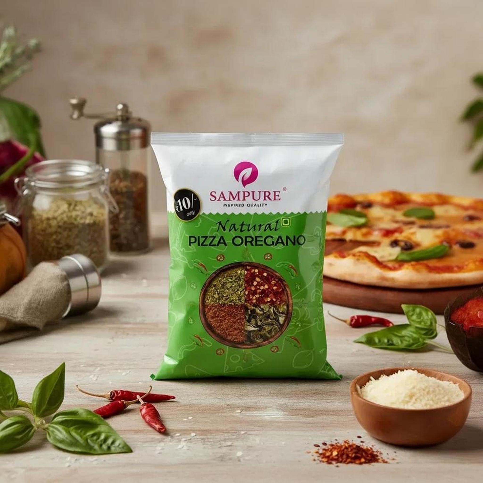 Natural Pizza Oregano 8g (Pack of 12)