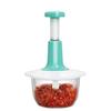 Manual Press Vegetable Mincer Removable Handheld Food Chopper Garlic Mincing Machine  for Home