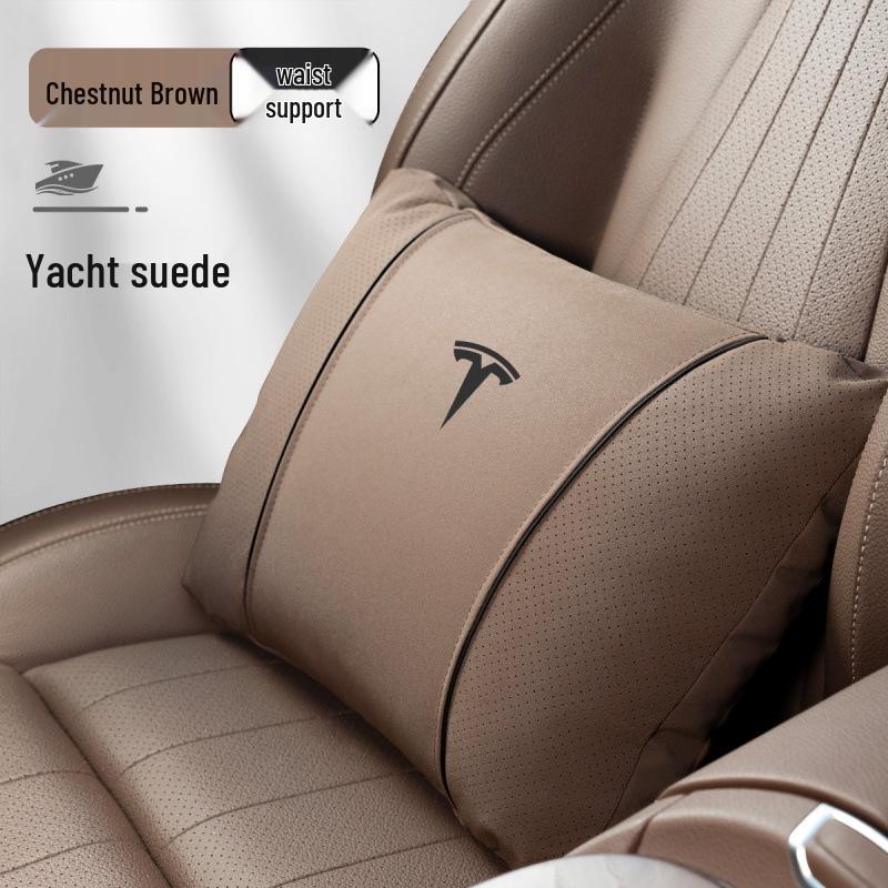 Headrest Cushion and Lumbar Support for Tesla Model 3/Y/S/X