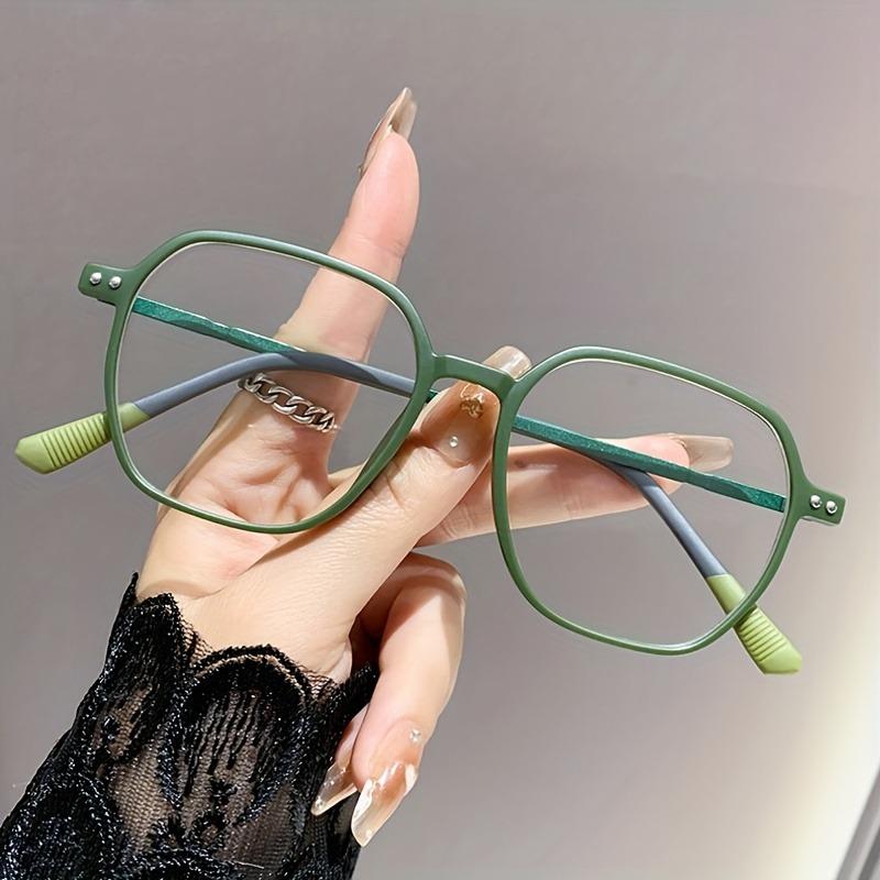 

Square Flat Glasses Unisex Stylish Y2K Design Perfect for Pography Suitable for Daily Use at Work And School