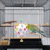 Detachable Bird Cage Toy with Bell Parrots Chew Swing Funny Hanging Foraging Ball  Beak Exercise