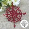 Compass Metal Cutting Dies DIY Scrapbook Emboss Paper Cards Decor Stencil Mold
