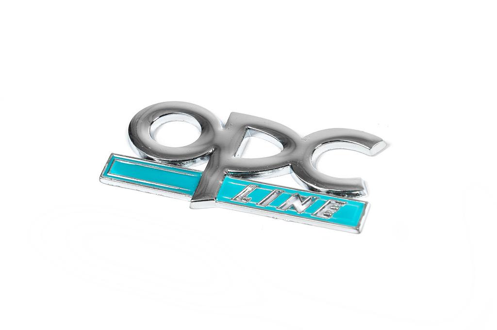 

Metal badge for the luggage rack OPC Line (Chrome-2025 blue)