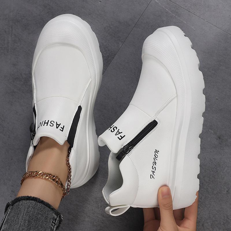 

Женская обувь дышащая и педальная маленькая белая обувь, нескользящая и износостойкая спортивная и повседневная обувь, модный тренд 42