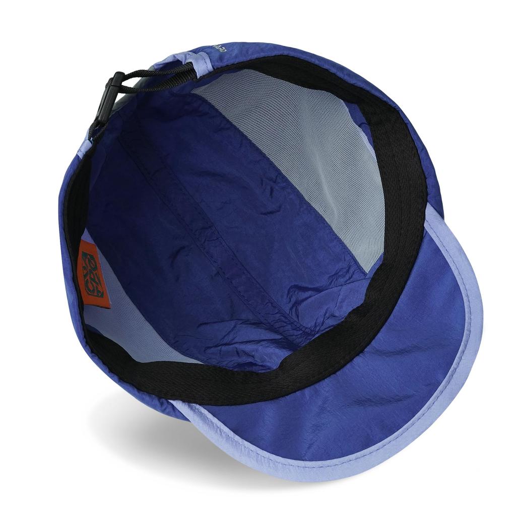 Croogo Umpire Mini Short Cycling Cap Cap, Summer, Soft, Brim, Brim, Lightweight, Quick-Drying, Water-Repellent, Mesh, Breathable, Unisex, (Rock Blue)
