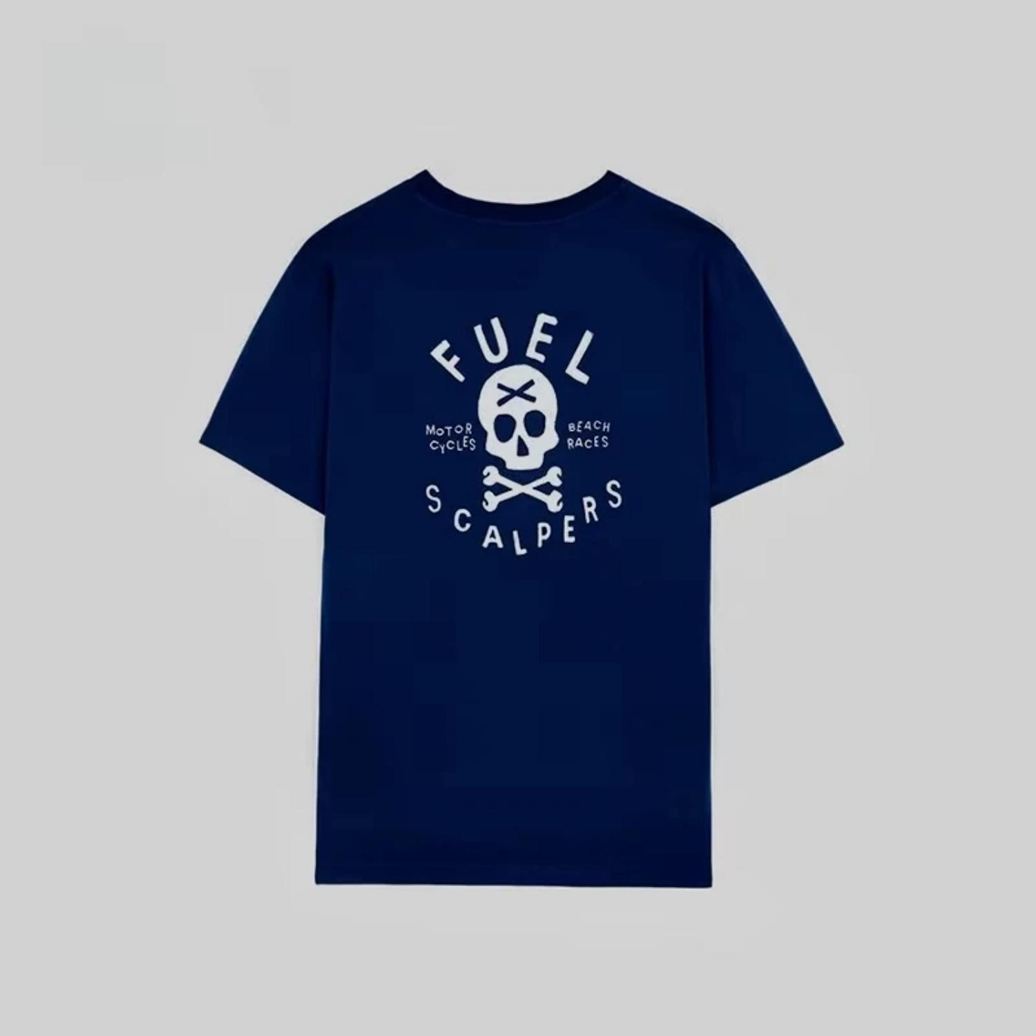 Cool skull head pattern print, street-style, outdoor-inspired design S