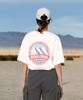 Peullukeu Snow Mountain Adventure Pigment Short Sleeve T-Shirt White Fst735