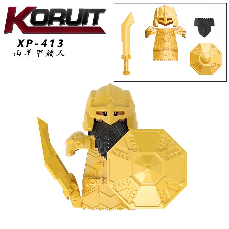 1 STÜCK LOTR Elfen Soldat Orks Armee Figuren Rüstung Wache Krieger Bogenschütze Mittelalterliche Ritter Bausteine Steine Spielzeug für Kinder Geschenke