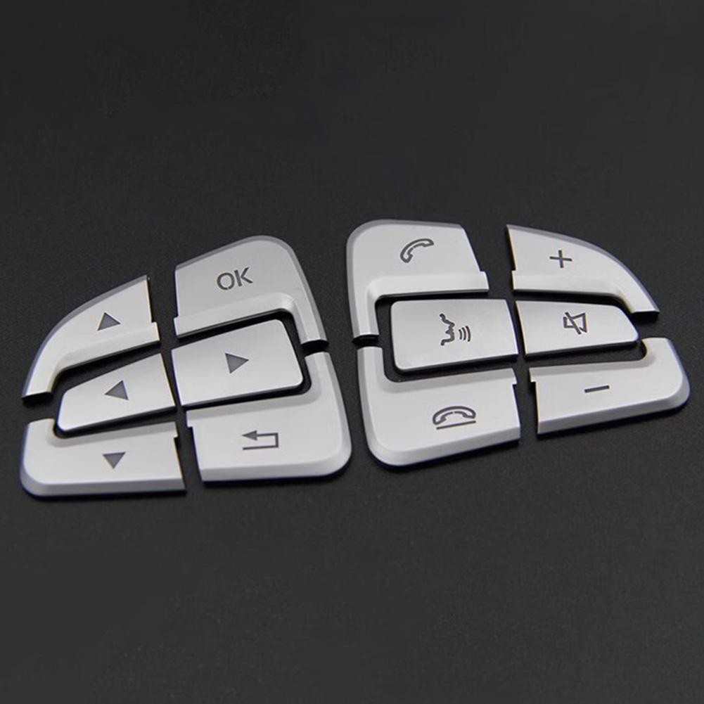 Car Steering Wheel Switch Cover for Mercedes For Benz Custom Fit for A/B/C/E/G Class Upgrade Your Driving Experience