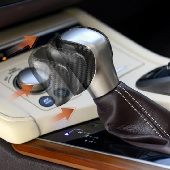 Carbon Fiber ABS Gear Shift Knob Head Cover Trim For Lexus IS250 IS350 NX200t