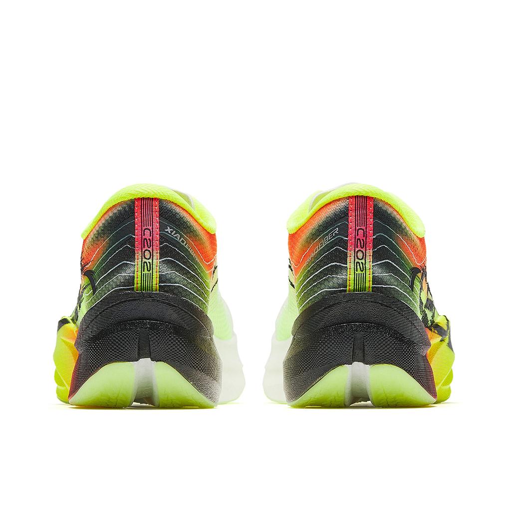 Anta C202 6.0 Comfortable Fabric Synthetic Leather Rubber Low-Top Running Shoes Women Sneaker White Black Orange 922615588-4