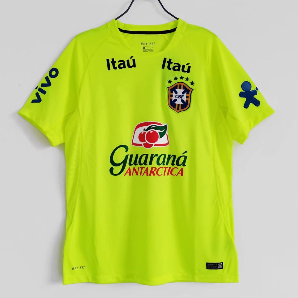 Abbigliamento da allenamento pre-partita nazionale brasiliana maglia a maniche corte da calcio abbigliamento casual da esterno hip-hop abbigliamento da calcio Coppa del Mondo