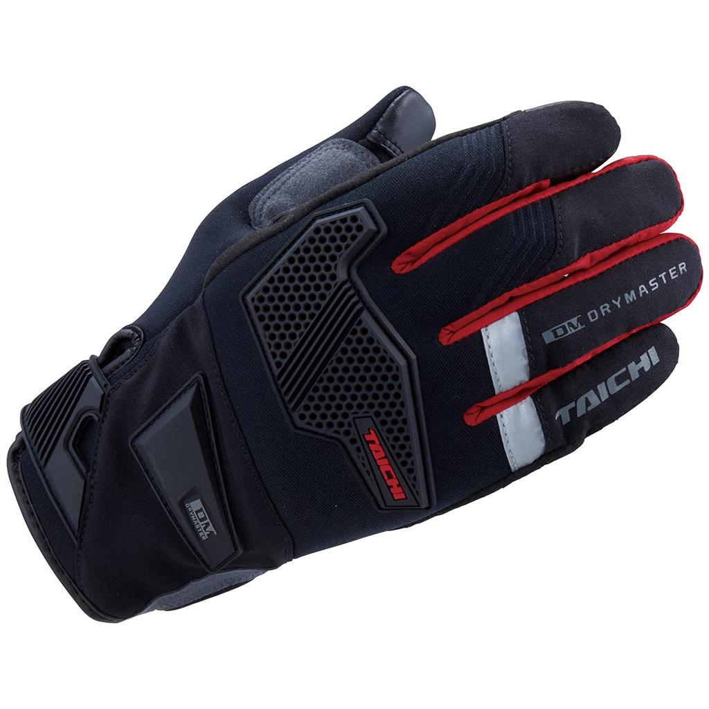 RS TAICHI RS TAICHI Motorcycle All Season Waterproof Touch Panel Compatible Protector DRYMASTER Fit Edge Rain Gloves RST450 XL Built-in BLACK/RED