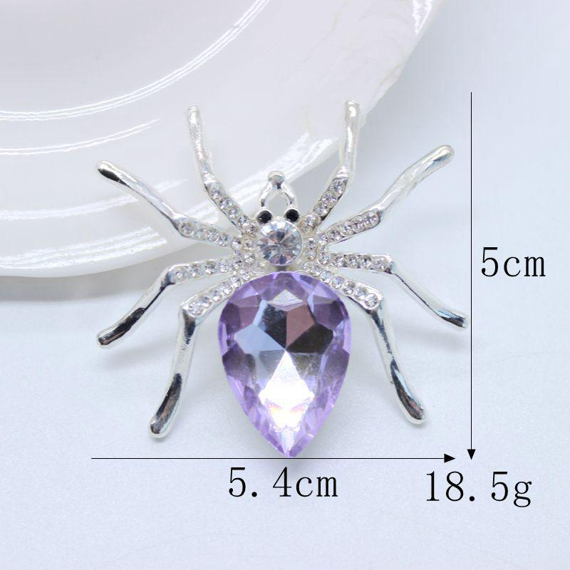 

Retro Crystal Spider Car Vent Phone Case with Handmade Alloy Accessories Pendant светло-фиолетовый