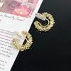 Korean Style Retro Pearl Ear Clip for Women - Mosquito Coil Holder, No Piercing, High-End, Fashionable and Versatile Luxury Earrings