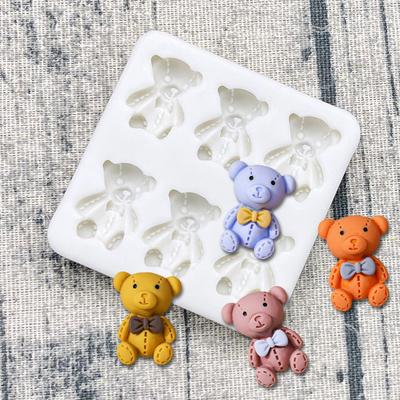 Bear Silicone Cake Baking Mold Sugarcraft Chocolate Cupcake Resin Tools Fondant Decorating Tools