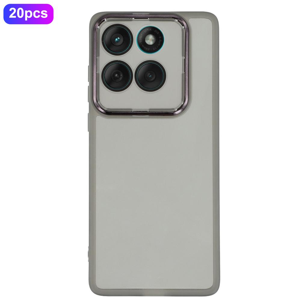 Bulk Purchasing 20Pcs For Motorola Edge 60 Fusion 5G Case Electroplated Camera Frame TPU Phone Cover Precise Cutouts