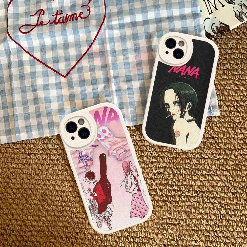 Anime Cool Nana Osaki Phone Case For iPhone 16 15 14 13 12 11 Pro Max Plus Shockproof Leather Cover