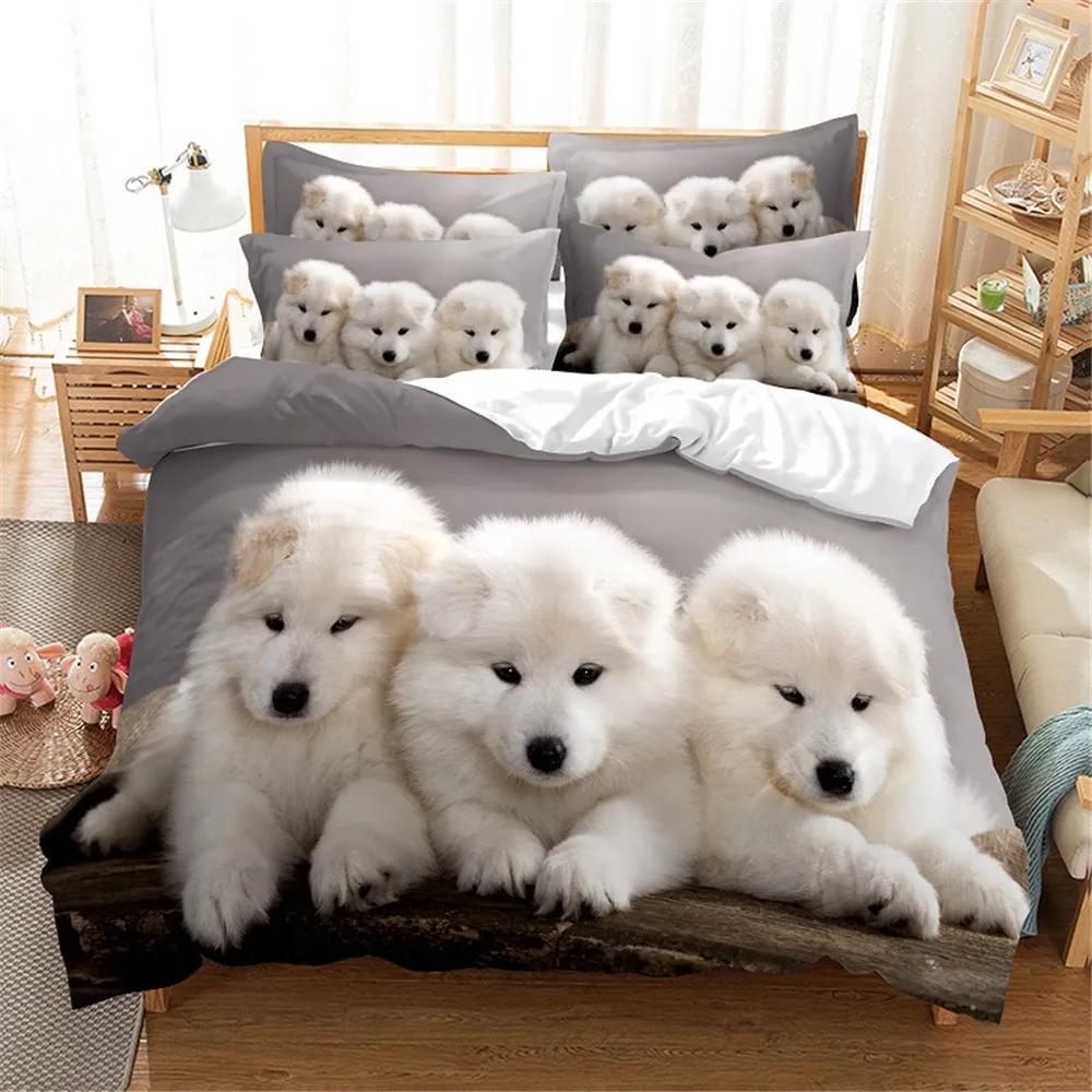 Comforter Red Love Cartoon Dog Dachshunds Animals Theme For Dog Lovers Gifts Bedroom Decorations For Children Teens Women Men