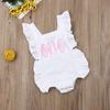 Neugeborenen Baby Mädchen Strampler Kleidung Outfit Sunsuit Sommer Overall Body
