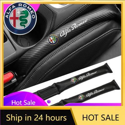Car Stickers For Alfa Romeo 1/2Pcs Carbon Fiber Car Interior Seat Gap Plug Filler Pad For Alfa Romeo Giulietta GT 159 147 156 Mi