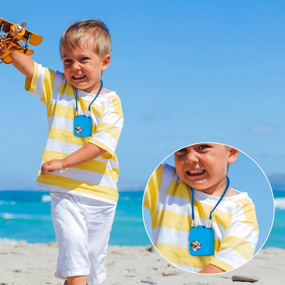 Silicone Cover Case Washable Protective Skin Sleeve with Lanyard Wateproof Protective Cover For Bitzee Magicals Interactive Toy