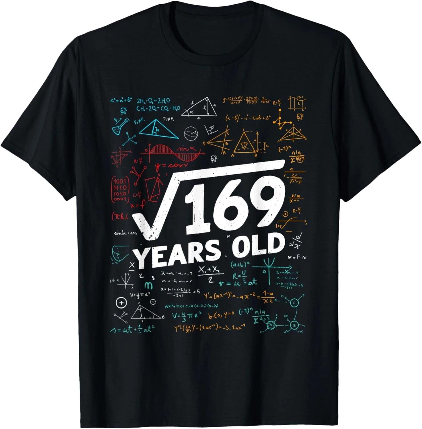 Official Teenager 169 Square Root Math 13th Birthday Tee Gift Unisex T-Shirt S