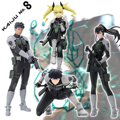 4 Pcs Anime Figurine Kaiju No.8 Soshiro Hoshina Kikoru Shinomiya Kafka Hibino Action Model PVC Collection Desktop Ornaments Toys