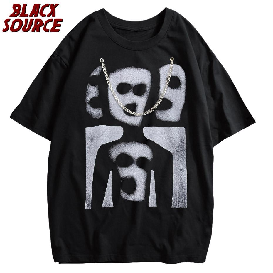Hip Hop Harajuku TShirt Men Women Oversized Funny Printed Tshirt Casual Cotton Streetwear Summer Tshirt Short Sleeve M