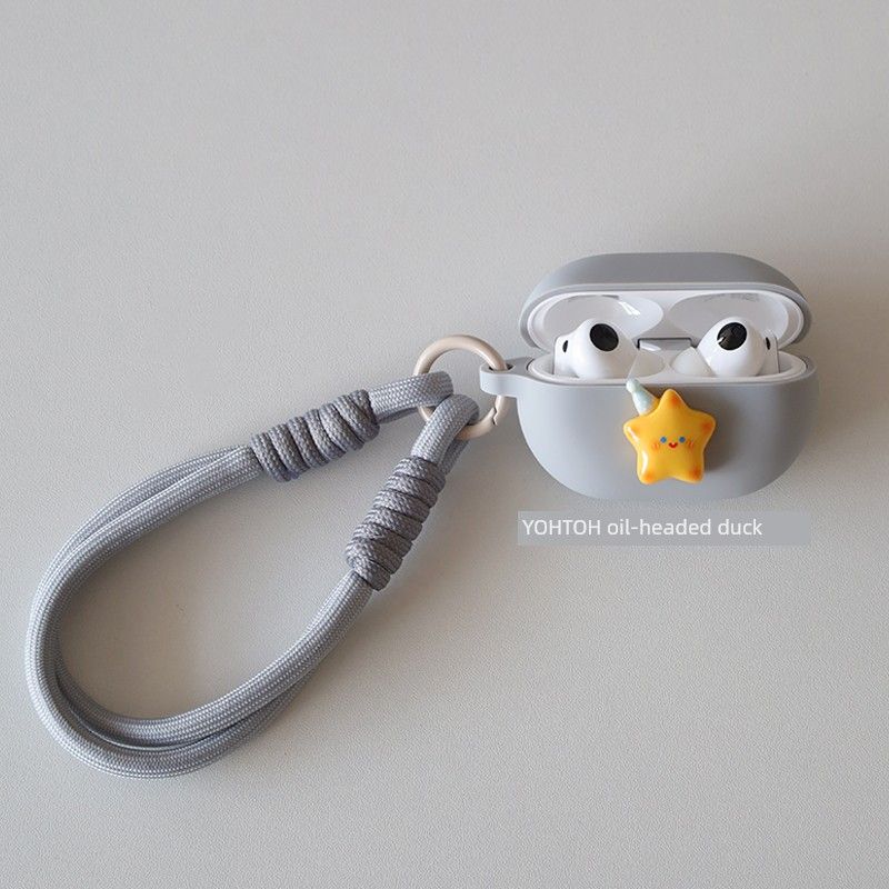 

Protective Case Freebuds5i Wireless Bluetooth Earbuds Case 4 E2024 New Arrival Anti-Lost Lanyard 6i Drop-Resistant 5i Classy Pro3 Case One-Piece Buds5 Huawei Freebuds4i Gray + lanyard