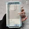 Candy-Colored 2-in-1 Phone Case for Apple iPhone 17 ProMax- Soft Silicone Transparent Simple Shockproof Full Cover on iPhone 17/16/15/14/13/12/11/Plus