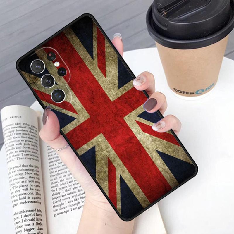 United Kingdom flag UK phone case Cover For Samsung Galaxy S24 S25 Ultra S21 S22 Ultra S10E Note 10 Plus Note 20 FE S23