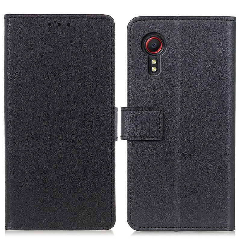 

Phone Cover for Samsung Galaxy Xcover7 Case Anti-Scratch Wallet Stand Phone Shell Black