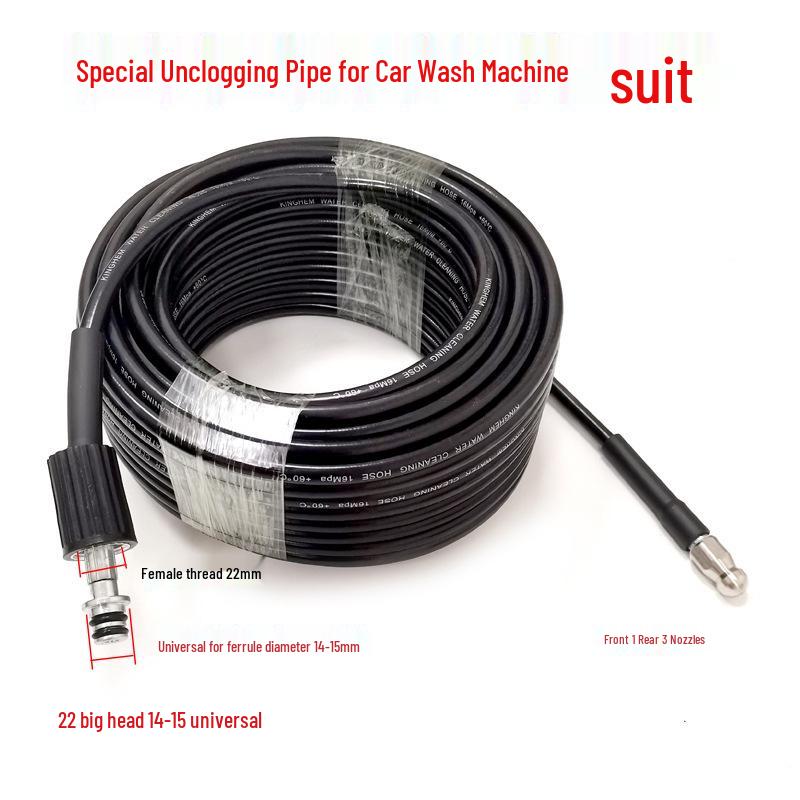 Hochdruck 360° rotierende Rohrreinigungsmaschine für Autowaschanlagen und Kanalreinigung