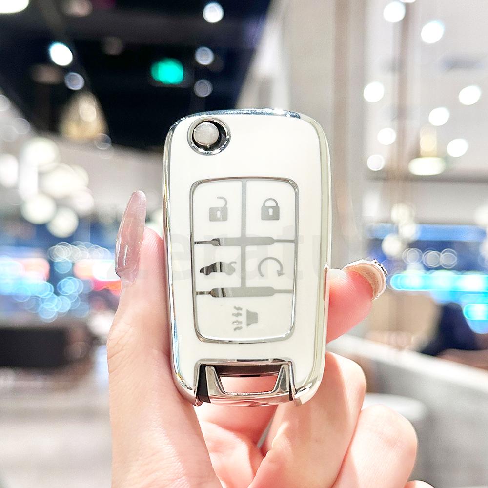 Tpu Shell Fob Auto Keyless For Buick For Chevrolet Cruze Aveo Trax Opel Astra Corsa Meriva Zafira Antara J Car Key Case Cover