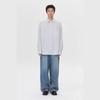 Customellow White Oversized Fit Stripe Shirt C9sam26203whx