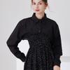 Women's Long Sleeved Shirt Detachable Collar Black Mesh Neckwear Fake Collar Half Shirt Blouse Tops Style False Collar
