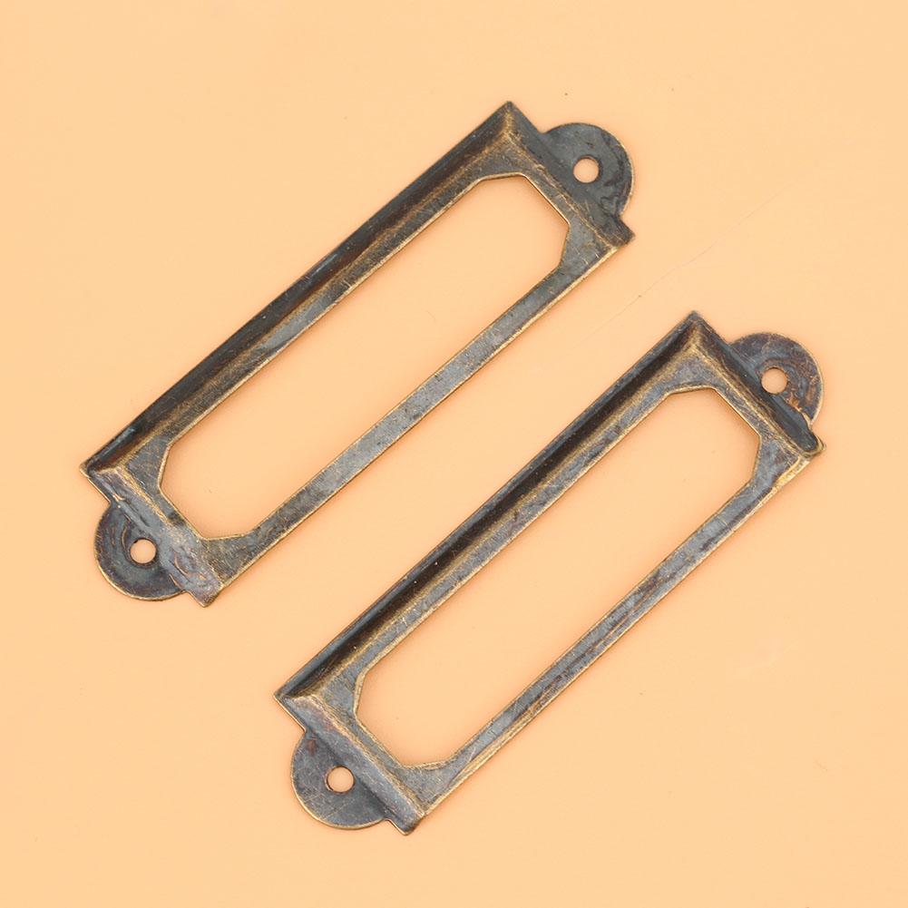 20 Pcs Drawer Label Brand Students DIY Retro Drawer Signs Shelf Note Accessory