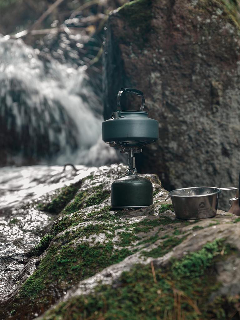 Camping Moon (CAMPING MOON) Alumite Femina Kettle Kettle for 1-2 People 1.0L S1000 Gray