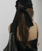 Nyuyogwogseu Punched Lace Bandana Scarf Hat_Black