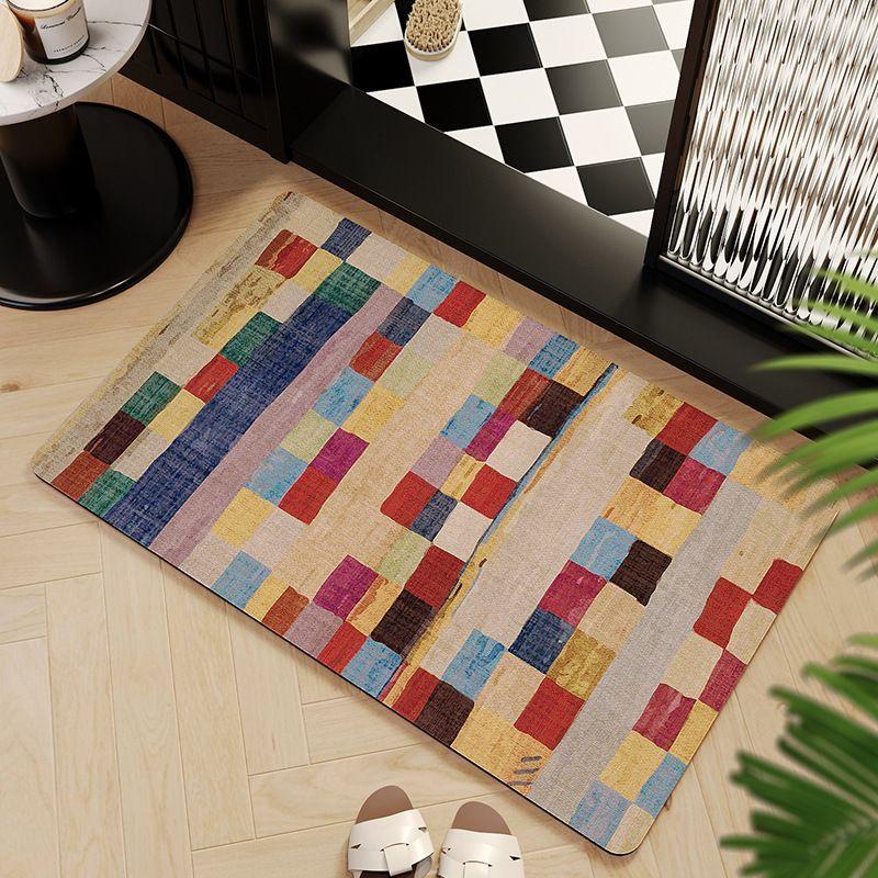 

Американский ретро коврик для пола в ванной, диатомовая земля, впитывающий, противоскользящий быстросохнущий коврик для пола, вход в ванную 40X60cm 15.7X23.6in